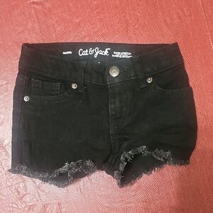 Cat & Jack Women's Black Denim Shorts